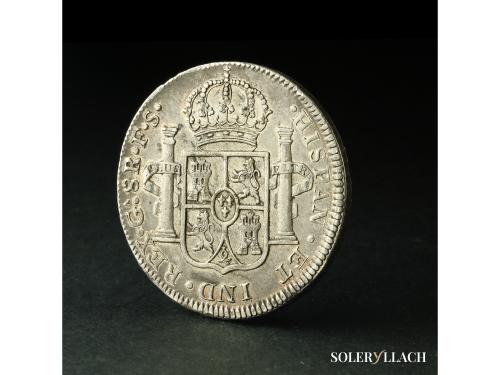FERNANDO VII. 8 Reales. 1821. GUADALAJARA. F.S. 26,91 grs. (