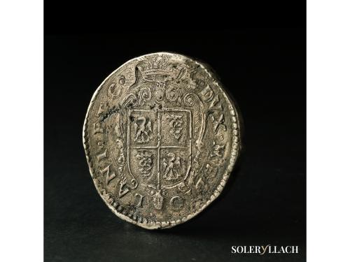 FELIPE II. Ducatón. 1588. MILÁN. 31,74 grs. (Rayitas y hojit
