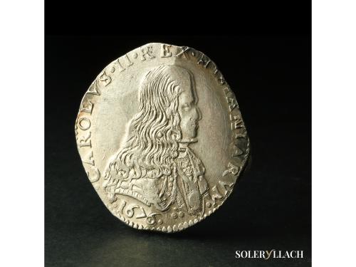 CARLOS II. Filippo. 1676. MILÁN. 27,65 grs. (Hoja en reverso