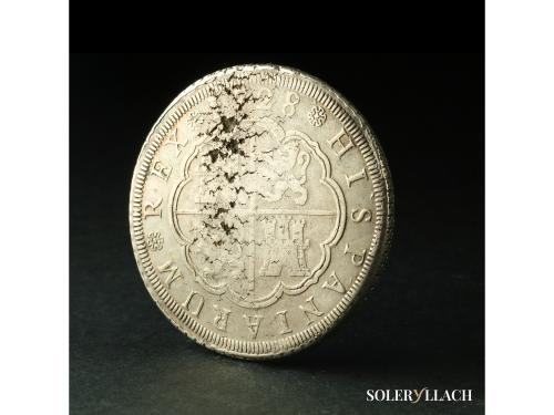 FELIPE V. 8 Reales. 1728. SEVILLA. P. 26,97 grs. (Zona de pl