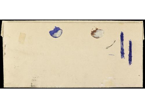 ✉ ESPAÑA. Ed. 191 (2), 188. 1878. BERGA a BARCELONA. 5 cts. 