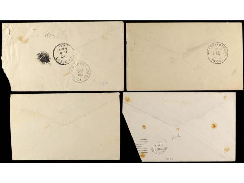 ✉ ESTADOS UNIDOS. 1898-99. Lot of 6 PATRIOTIC covers from th