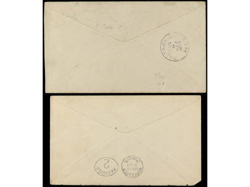 ✉ ESTADOS UNIDOS. 1898-99. Lot of 6 PATRIOTIC covers from th