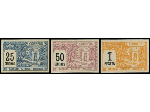 (*) MARRUECOS: CORREO LOCAL. Yv. 37/43. SERIE COMPLETA SIN D