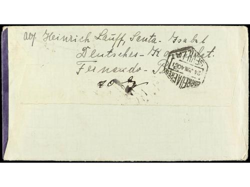 ✉ ESPAÑA. Ed. 259G (2), 259 I. 1940. SANTA ISABEL a ALEMANIA