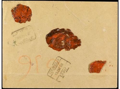 ✉ COLONIAS ESPAÑOLAS: RIO DE ORO. Ed. 25, 38. 1908. RÍO DE O