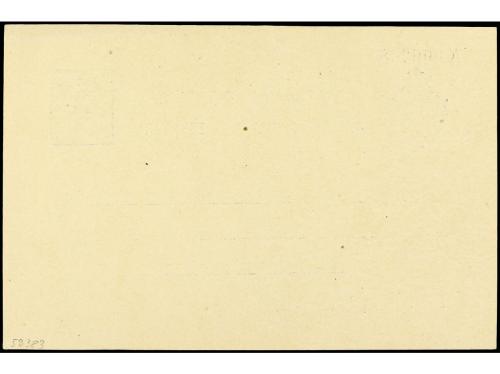 ✉ COLONIAS ESPAÑOLAS: GUINEA. ENTERO Postal de 10 cts. azul 