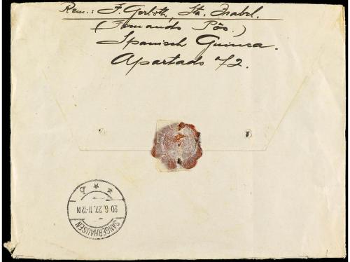 ✉ COLONIAS ESPAÑOLAS: GUINEA. Ed. 167 (2), 168, 170/71, 173.