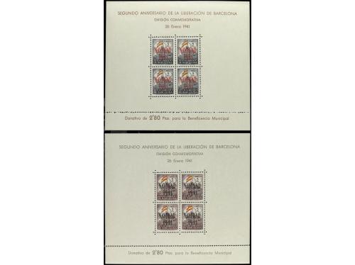 ** ESPAÑA: AYUNTAMIENTO DE BARCELONA. Ed. 31/2, 40/1. HB. NA