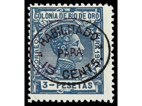 * COLONIAS ESPAÑOLAS: RIO DE ORO. Ed. 62/63. 10 cts. s. 3 pt