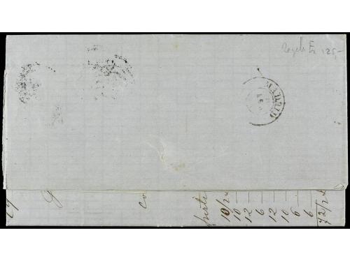 ✉ ESPAÑA. Ed. 109 (3), 113. 1871. BILBAO a BUENOS AIRES. 200