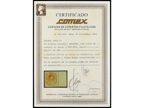 ** ESPAÑA. Ed. 269N/80N. SERIE COMPLETA. 15 valores, numerac