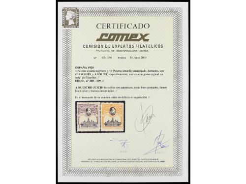 ** ESPAÑA. Ed. 297/309. SERIE COMPLETA. 13 valores. Todos lo