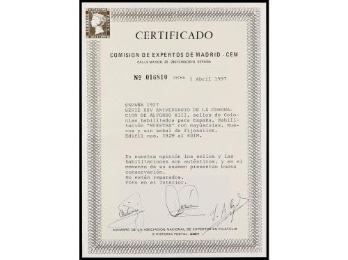 ** ESPAÑA. Ed. 392/401M. SERIE COMPLETA. 10 valores HABILITA