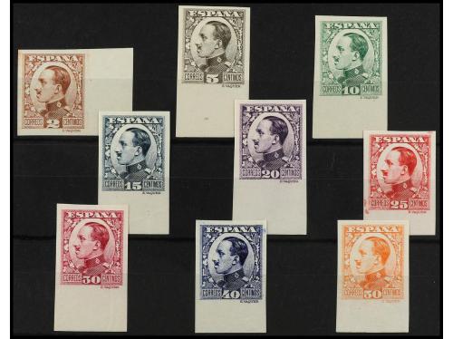 ** ESPAÑA. Ed. 490/8s. SERIE COMPLETA. 9 valores SIN DENTAR.