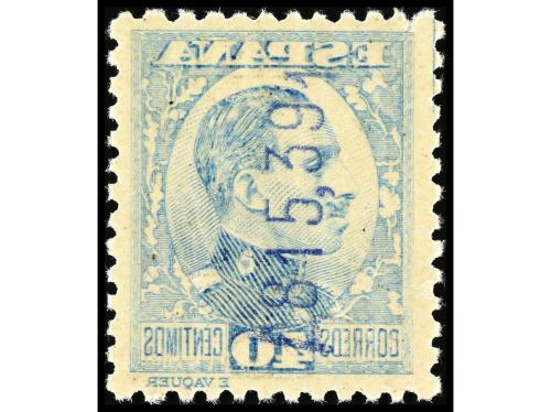 ** ESPAÑA. Ed. 497Aic. 40 cts. azul, tipo II. CALCADO AL DOR