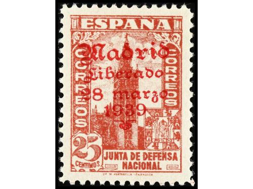 * ESPAÑA E. LOCALES PATRIOTICAS: MADRID. Ed. 59hcc y 63. 25 