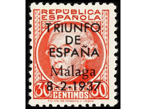 **/* ESPAÑA E. LOCALES PATRIOTICAS: MALAGA. Ed. 53/57. SERI