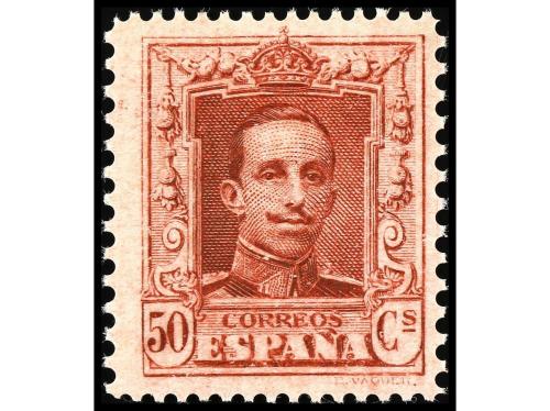 ** ESPAÑA. Ed. 320ec. 50 céntimos castaño rojizo. CAMBIO DE 