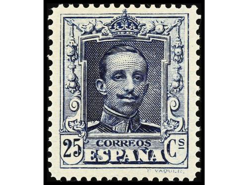 * ESPAÑA. Ed. NE 23, ** NE 24. 25 c. azul, NO EXPENDIDOS. Ce