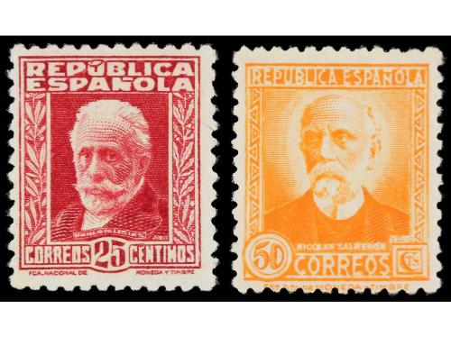 ** ESPAÑA. Ed. 662/75. SERIE COMPLETA, 13 valores. Bien cent