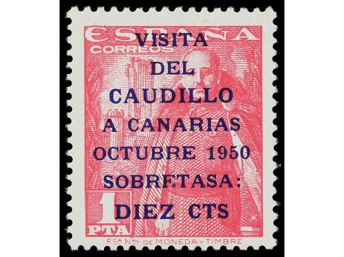 ** ESPAÑA. Ed. 1088/9 y 1088/9he. CANARIAS CORREO. Serie com