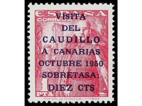 ** ESPAÑA. Ed. 1083A/B. CANARIAS CORREO I TIRADA. 2 valores.