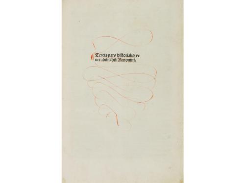 1491. LIBRO. (INCUNABLE). ANTONINI FLORENTINI:. TERTIA PARS.