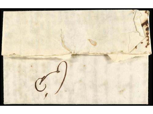 ✉ FRANCIA. 1821. Sobrescrito de PAMPLONA (España) a CAHORS (