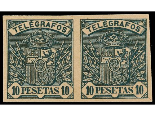 ** ESPAÑA: TELEGRAFOS. Ed. 31/38s. SERIE completa en parejas