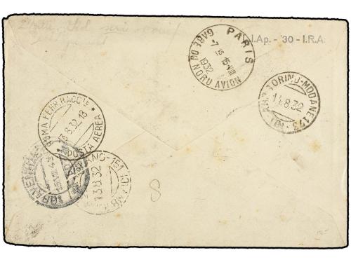 ✉ ITALIA: EGEO (Colonia italiana). Sa. A8/13. 1932. RODI a L