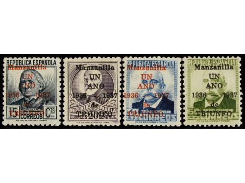 * ESPAÑA E. LOCALES PATRIOTICAS: MANZANILLA. Ed. 1/9. SERIE 