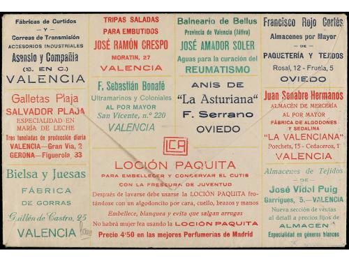 ✉ ESPAÑA ENTEROS POSTALES: DE INICIATIVA PRIVADA. Ed. 722. 2