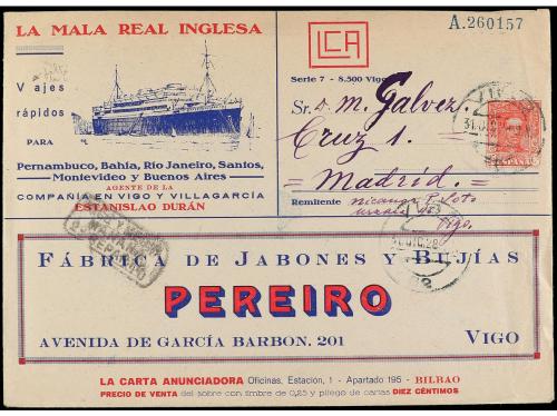 ✉ ESPAÑA ENTEROS POSTALES: DE INICIATIVA PRIVADA. Ed. 754. 1