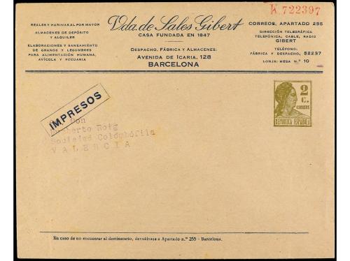 ✉ ESPAÑA ENTEROS POSTALES: DE INICIATIVA PRIVADA. Ed. 1147. 