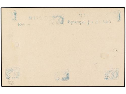 ✉ ESPAÑA. 1893. BARCELONA a BÉLGICA. Tarjeta Postal Provisor