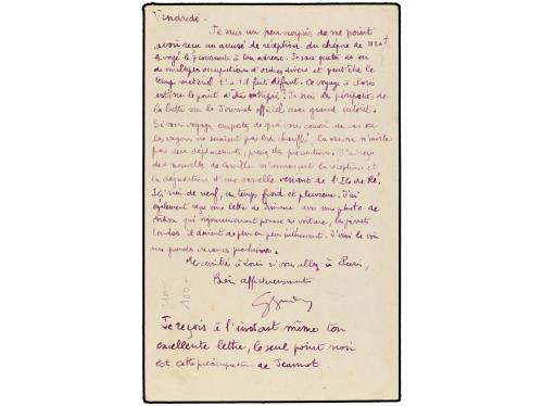 ✉ ESPAÑA. Ed. 53. 1915. MADRID a FRANCIA. 10 cts. naranja co