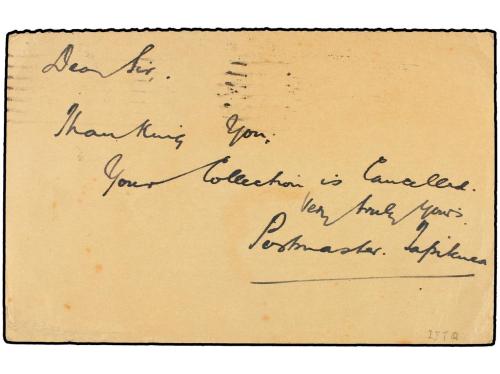 ✉ GILBERT Y ELLICE. (1930 CA.). TIBUTEUA to U.S.A. 3 cents U