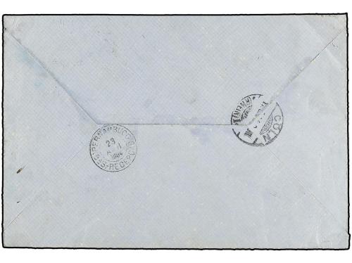 ✉ BRASIL. Sc. 157. 1904. CEARA a ALEMANIA. 1000 reis s. 700 