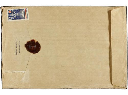 ✉ COLOMBIA. Sc. C28, C30, C32. 1922. BOGOTÁ a MANCHESTER (In