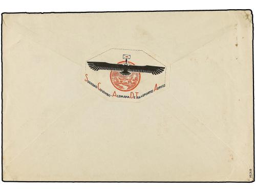 ✉ COLOMBIA. Sc. C39, C41 (2). 1929. BOGOTÁ a NEW YORK. 4 cts
