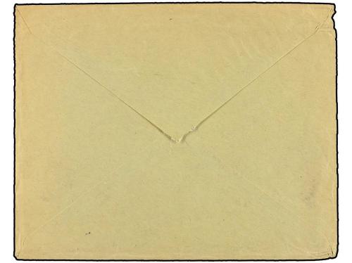 ✉ ETIOPIA. 1923. ADDÍS ABEBA a ALEMANIA. 1/2 gu. verde y neg