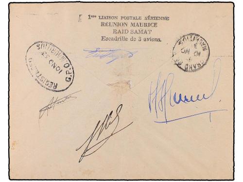 ✉ REUNION. 1933 (9-XI). REUNIÓN a PORT LOUIS (Maurice). PRIM