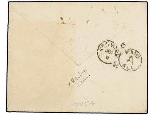 ✉ BARBADOS. Sg. 89, 91, 93. 1885. BARBADOS to U.S.A. 1/2 d. 