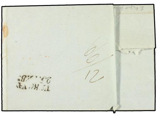 ✉ ITALIA ANTIGUOS ESTADOS: LOMBARDO-VENECIA. (1850 CA.). Env