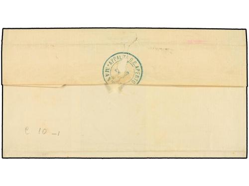 ✉ ITALIA. Sa. 14 (5). 1875. REVERE a SCHIVENOGLIA. Impreso c