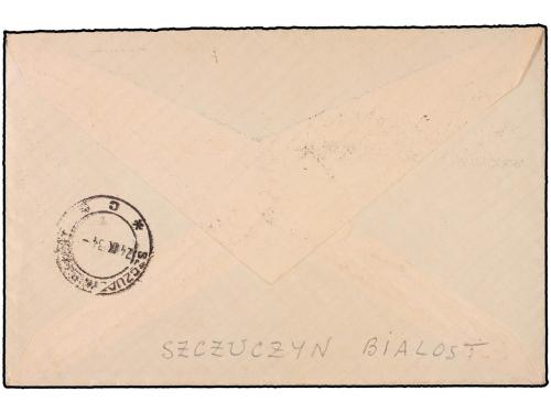 ✉ POLINESIA FRANCESA. 1934 (23-IX). VARSOVIA a SZCZUCZYN. BA