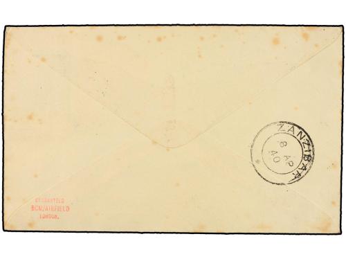 ✉ MOZAMBIQUE. 1940. MOZAMBIQUE a ZANZÍBAR. PRIMER VUELO real