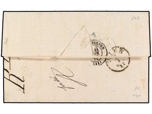 ✉ RUSIA. Sc. 20, 22, 24. 1872. ODESSA to FRANCE. 3k., 5 k. a