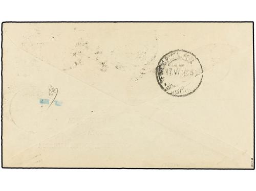 ✉ ESTADOS UNIDOS. 1925. NEW YORK to BOGOTÁ. 2 cents. red env